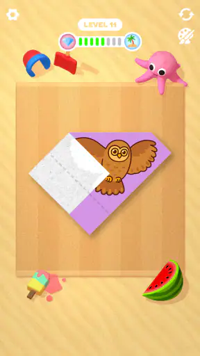 Paper Fold: เกมลอจิก screenshot