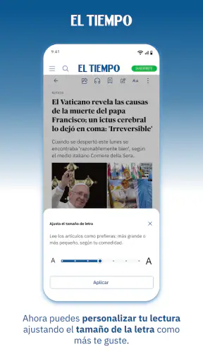 Periódico EL TIEMPO - Noticias screenshot