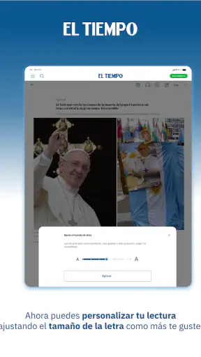 Periódico EL TIEMPO - Noticias screenshot