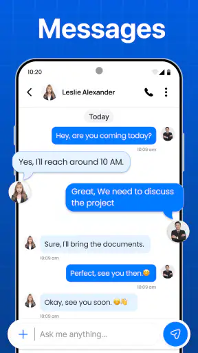 Phone Call: Messaging Launcher screenshot