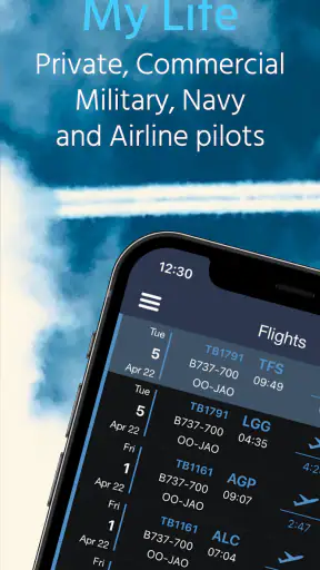 PILOTLOG - CrewLounge AERO screenshot