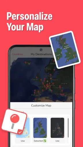 Pin Traveler: Travel Tracker screenshot