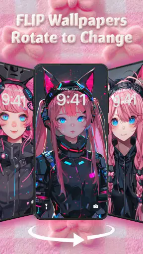 Pink Aura Love Theme screenshot