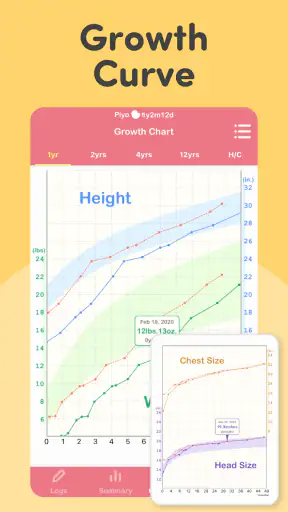 PiyoLog: ติดตามเด็ก screenshot