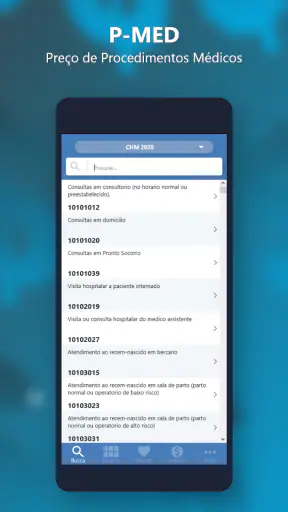 PMED - Preço de Procedimento screenshot