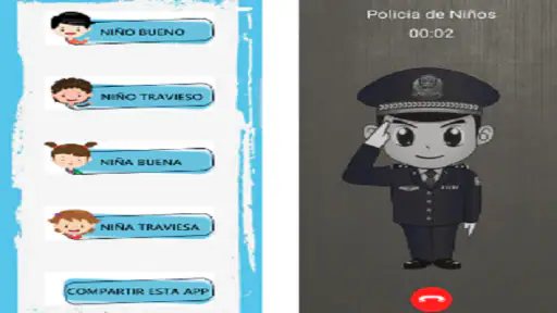 Policia de niños llamada screenshot