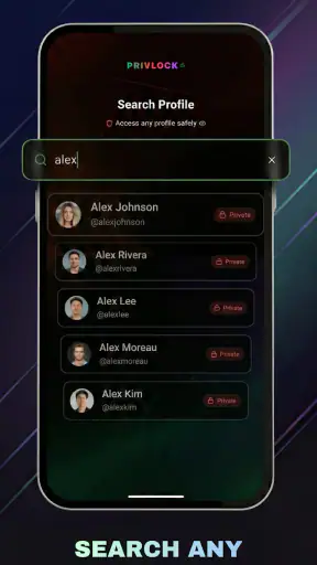 PrivLock - Profile Tracker screenshot