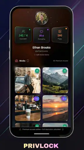 PrivLock - Profile Tracker screenshot