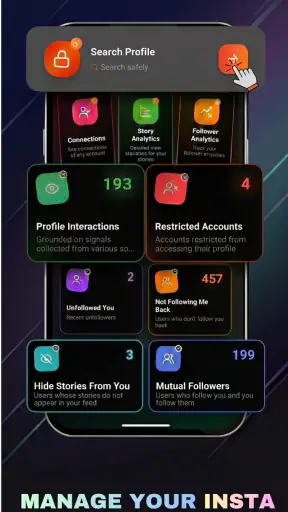 PrivLock - Profile Tracker screenshot