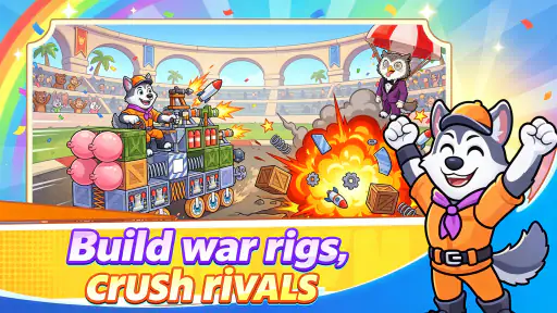 Pup Crash:DIY Racing Cars screenshot