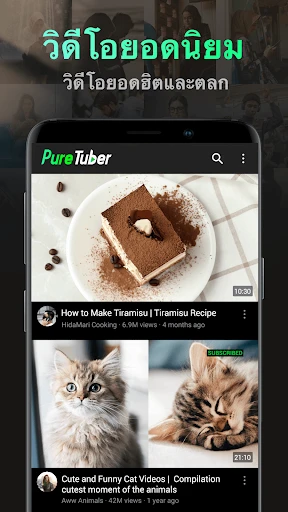Pure Tuber: วิดีโอและเพลง screenshot