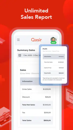 Qasir: Point of Sale & Report screenshot