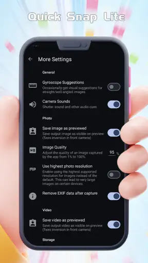 Quick Snap Lite screenshot