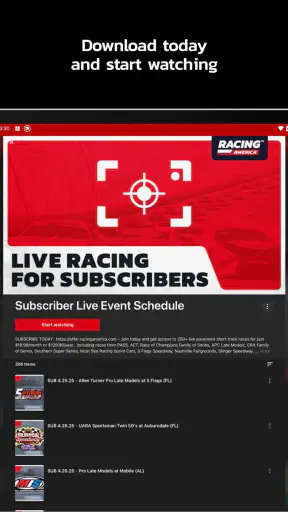 RacingAmerica.tv screenshot
