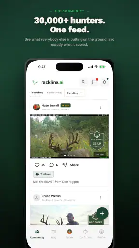 rackline.ai - AI Deer Scoring screenshot