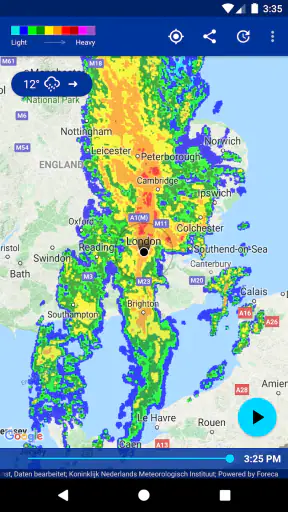 Rain Alarm (แจ้งเตือนฝน) screenshot