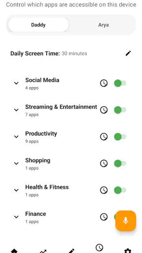 Raxak: Parental Control App screenshot