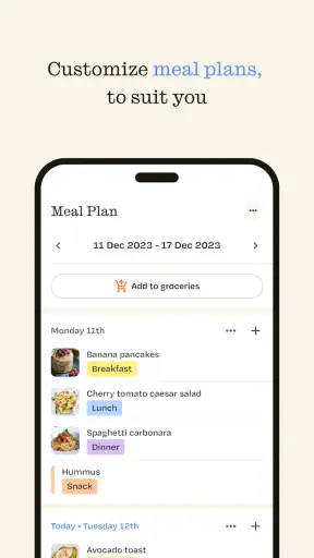 ReciMe: Recipes & Meal Planner screenshot