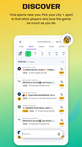 Reclub - Social Sports Nearby screenshot