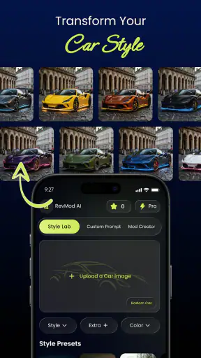 RevMod AI-Car Tuning & Design screenshot
