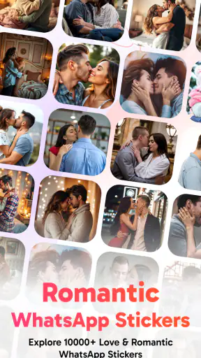 Romantic WhatsApp Stickers screenshot