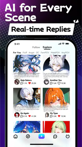Rubii: AI Characters Community screenshot