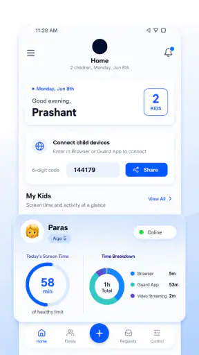 SafeAnywhere Parental Control screenshot