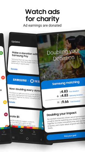 Samsung Global Goals screenshot