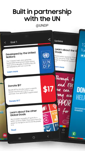 Samsung Global Goals screenshot