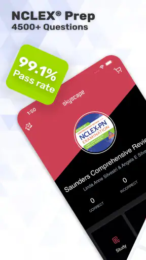 Saunders Comp Review NCLEX PN screenshot