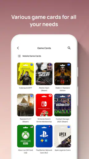 SEAGM - Games Topup, Gift Card screenshot