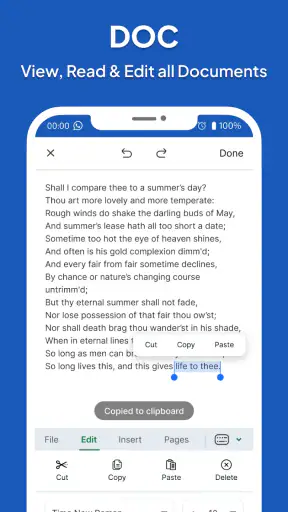 SheetsReader: View, Edit screenshot
