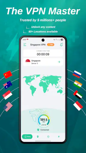 Singapore VPN - The VPN Master screenshot