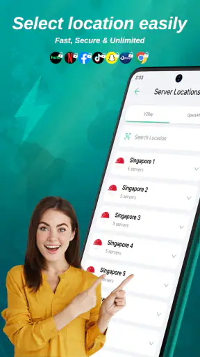 Singapore VPN - The VPN Master screenshot
