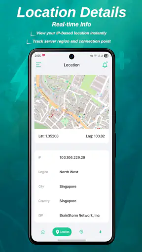 Singapore VPN - The VPN Master screenshot