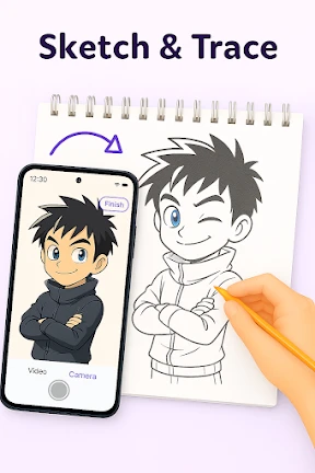 Sketch Anime - AR Trace & Draw screenshot