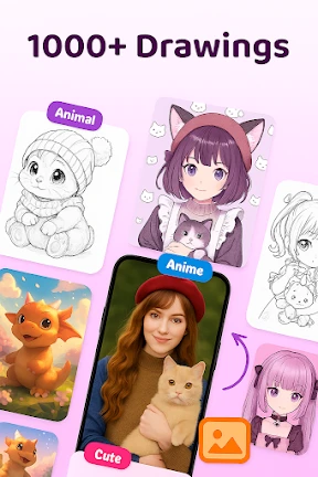 Sketch Anime - AR Trace & Draw screenshot