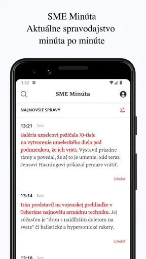 SME.sk screenshot