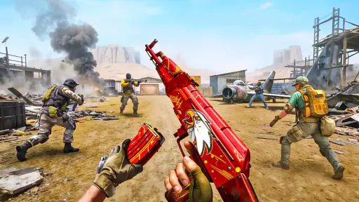 Sniper แนว คอมมานโด โจมตี screenshot