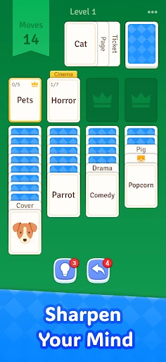 Solitaire Associations: Words screenshot