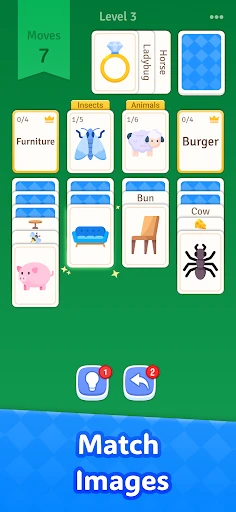 Solitaire Associations: Words screenshot