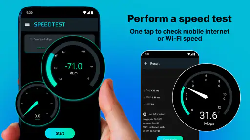 Speed test & เช็คความเร็วเน็ต screenshot