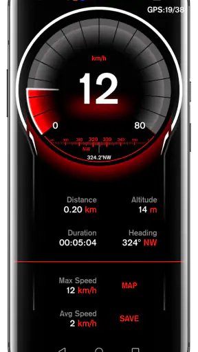 Speed View GPS Pro screenshot