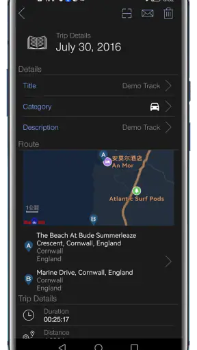 Speedometer GPS screenshot