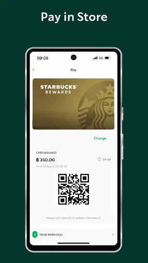 Starbucks Thailand screenshot