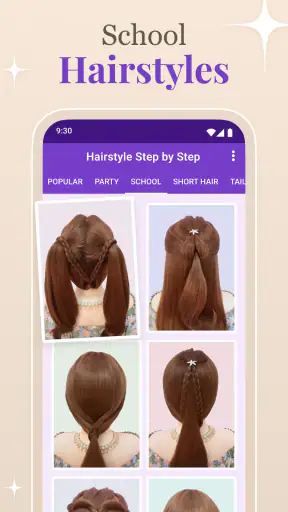 Step by Step Hairstyle App screenshot