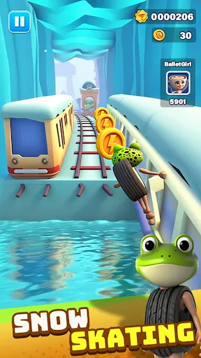 Subway Runner:Parkour Game screenshot