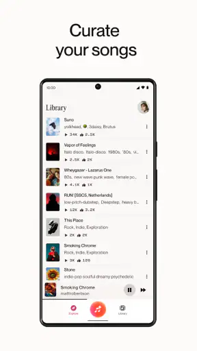 Suno - AI Music & Songs screenshot