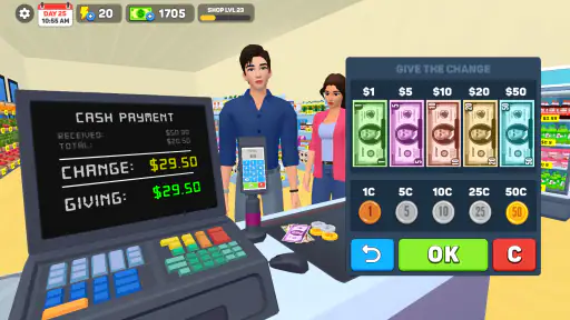 เกมจำลองร้านซูเปอร์มาร์เก็ต screenshot