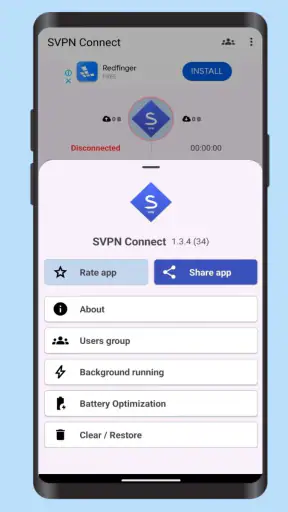 SVPN Connect screenshot